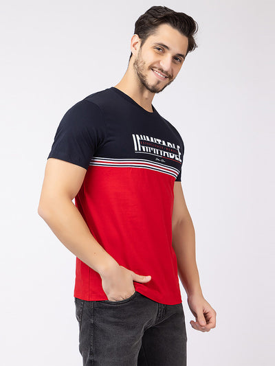 COTTON SINKER COLOR BLOCK T Shirts