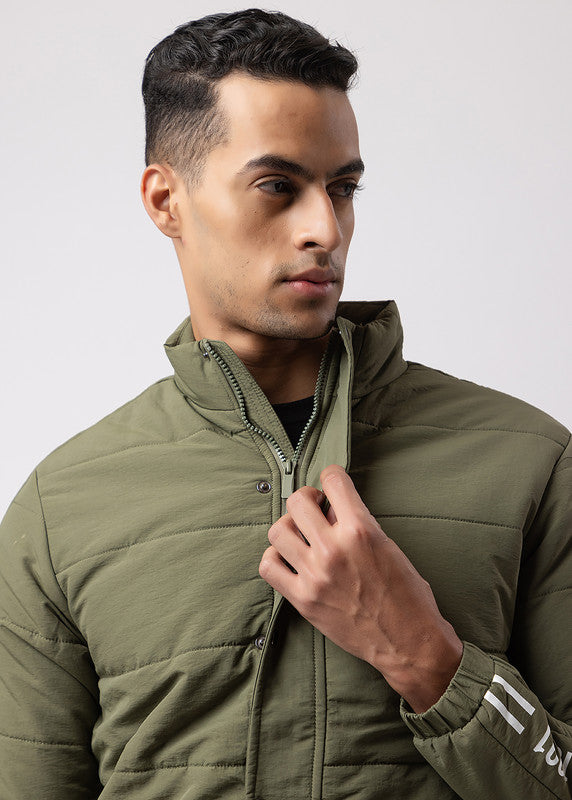 Men's High-neck Bomber Jacket