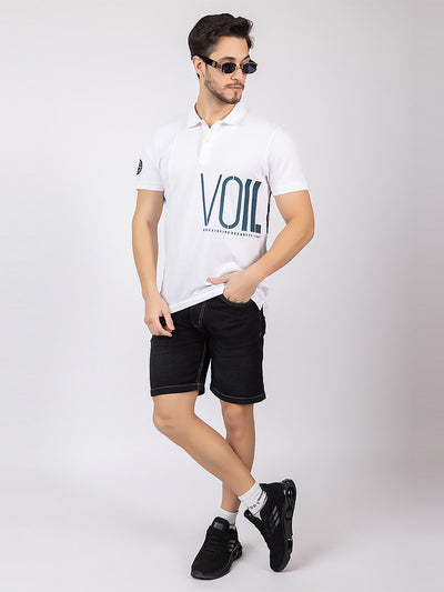 Men's Graphic Polo T-shirt