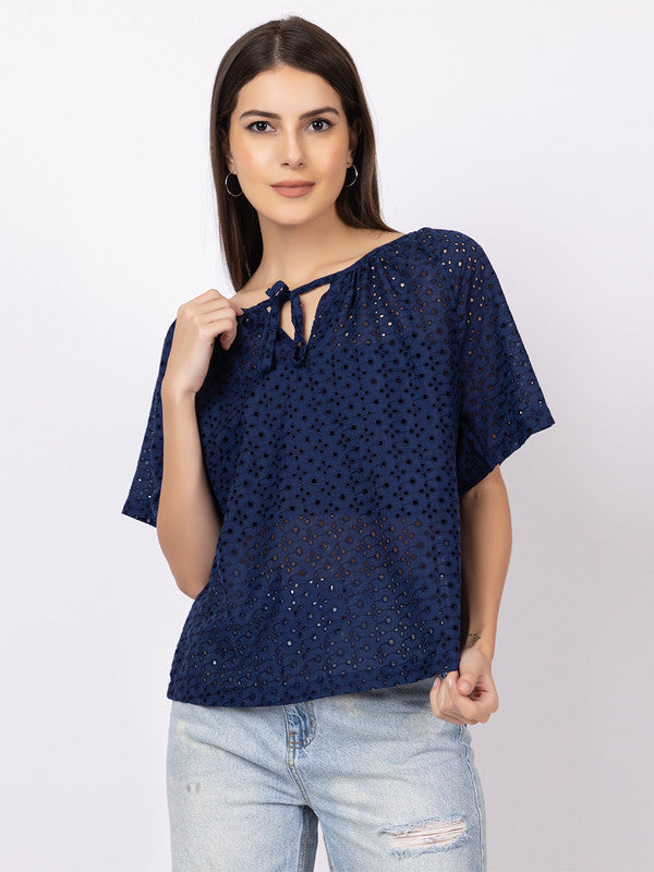 Women's Cutwork Short Top