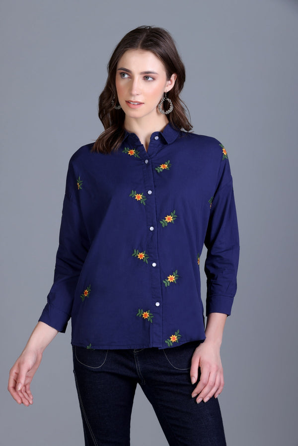 Women's Floral Print Shirt