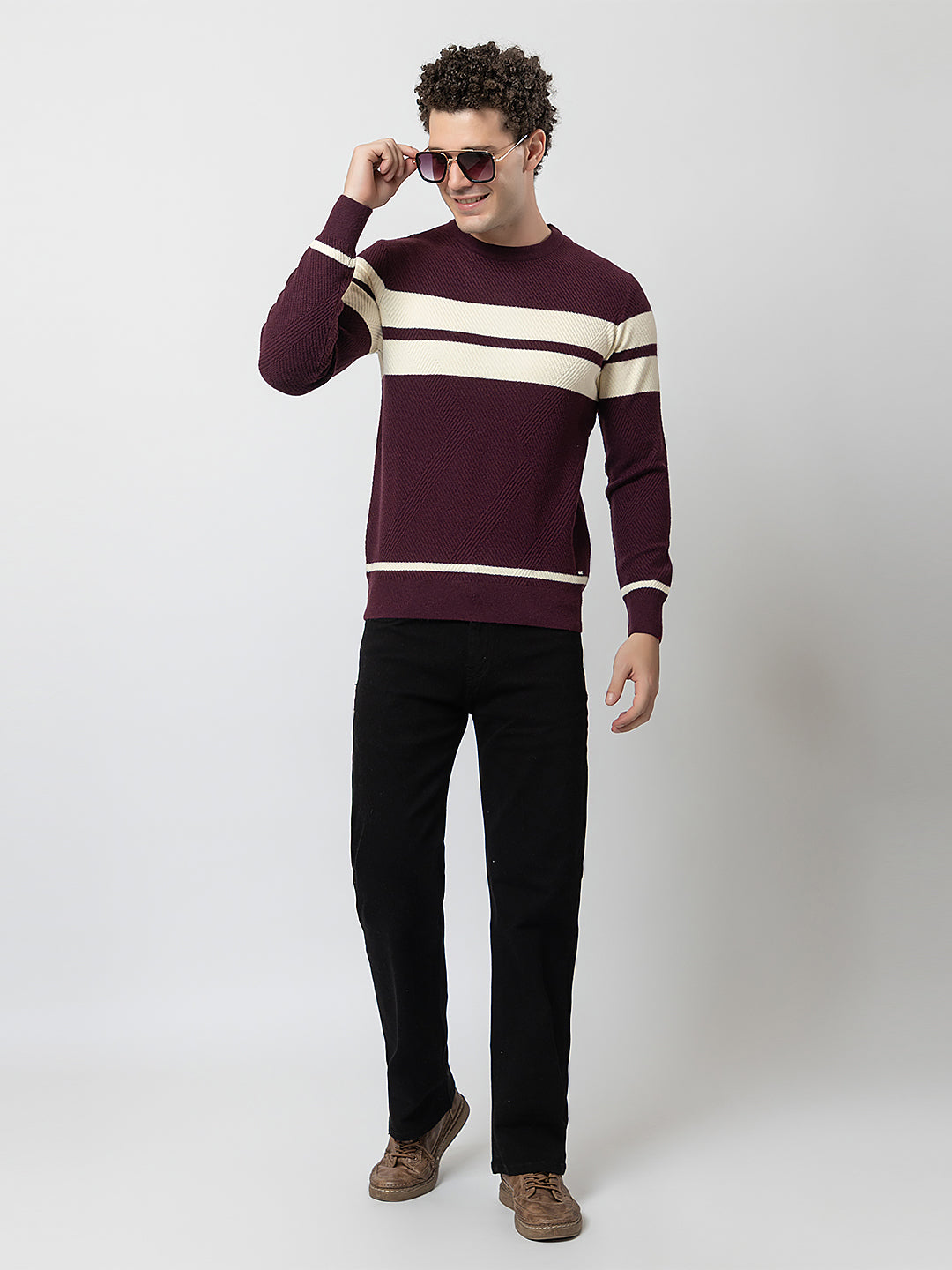 Buy Men’s Regular Fit Sweater Online – OCTAVE CLOTHING PRIVATE LIMITED